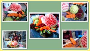 taste of thailand fruit carving demonstration